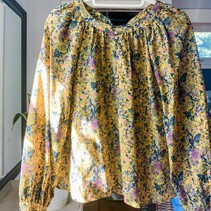 Madewell x Karen Walker® Silk Floral Gennaker Top